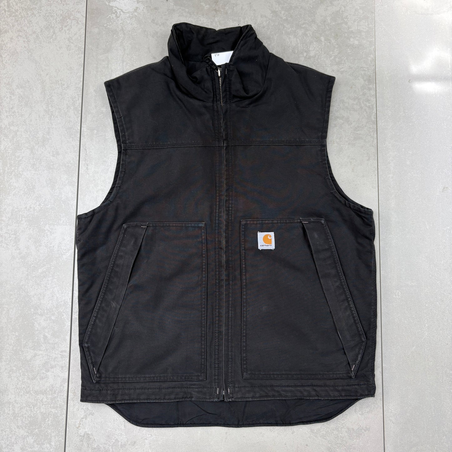 Vintage Carhartt Gilet Vest Black Workwear Jacket - M