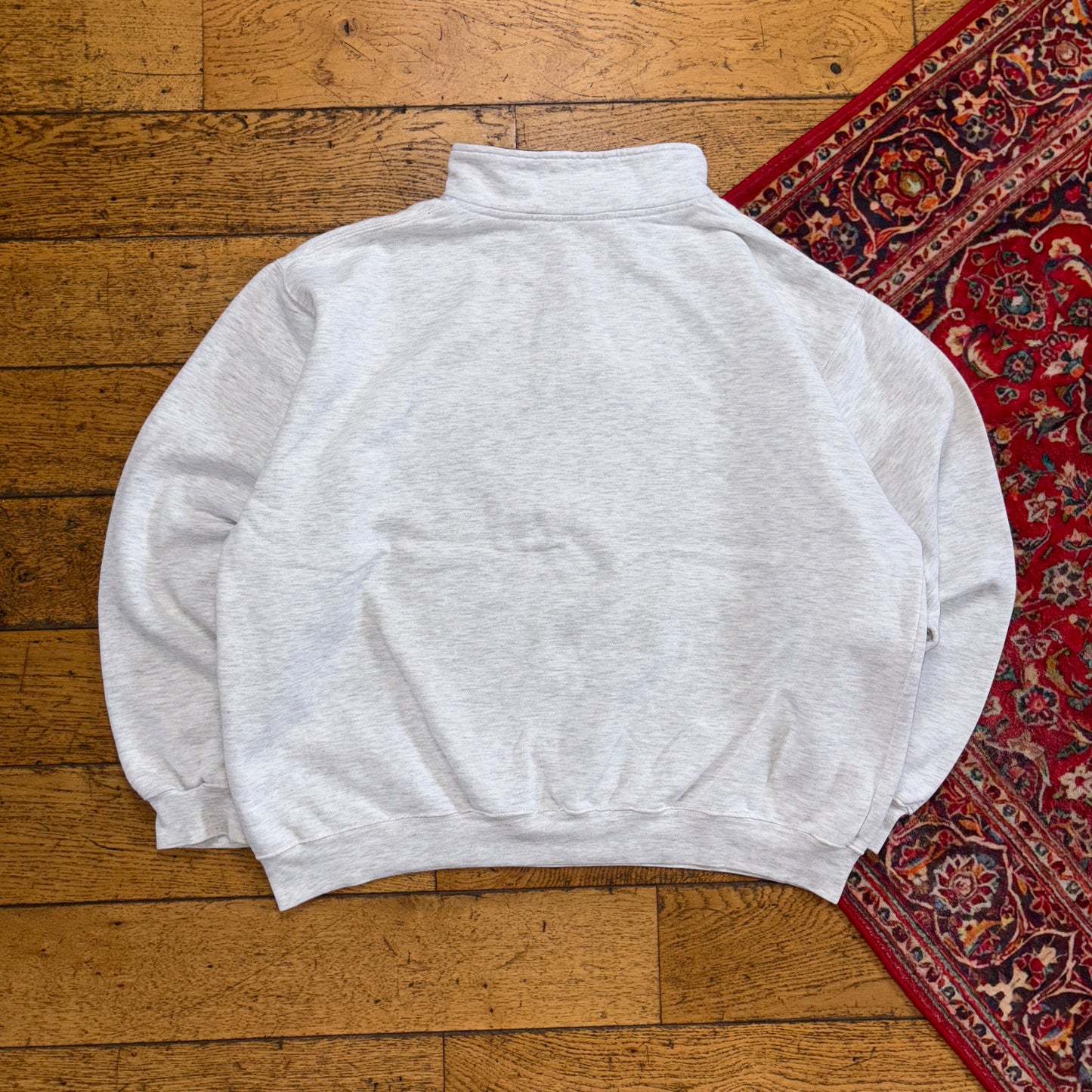 Vintage Timberland Grey Embroidered Zip Sweatshirt - 2XL