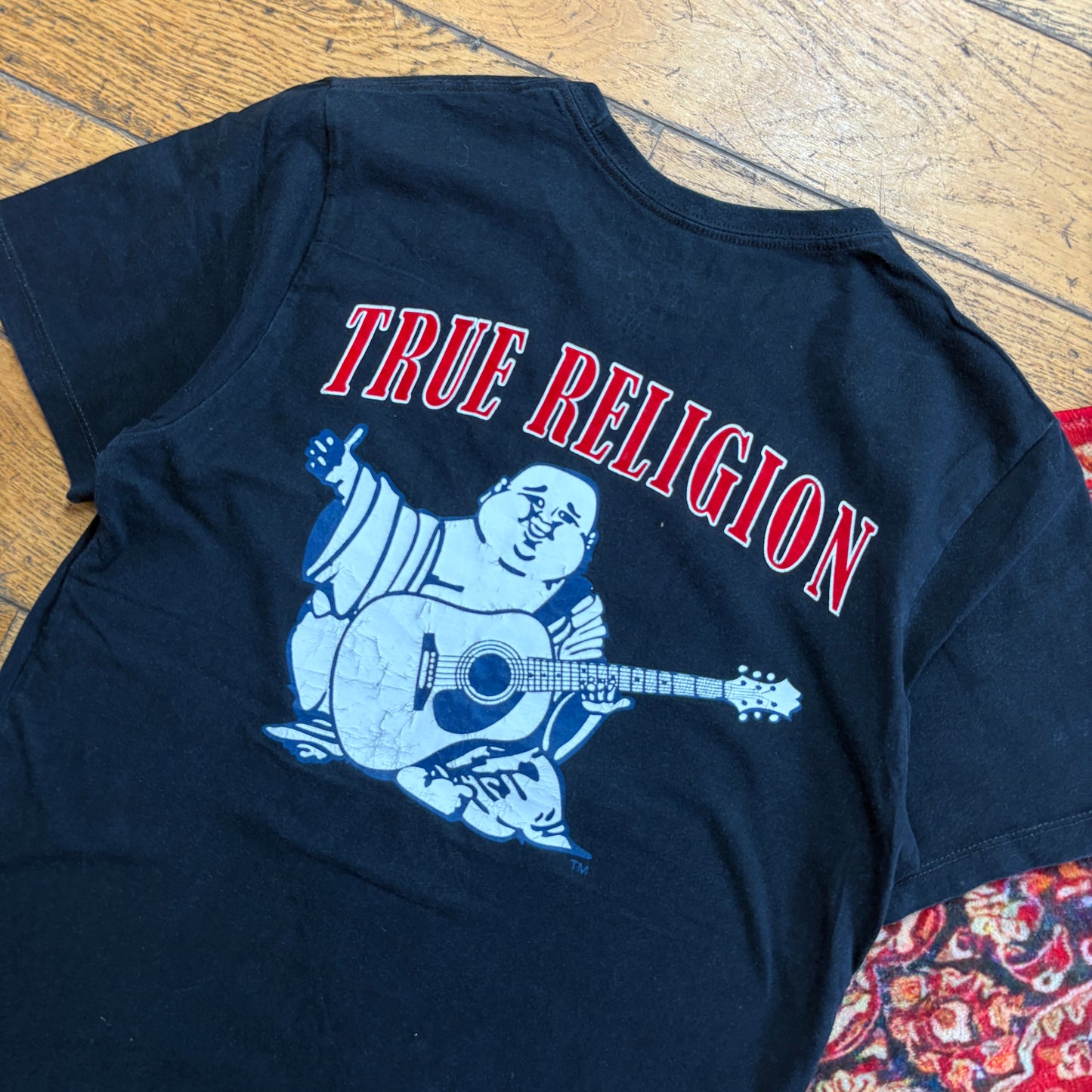 Vintage True Religion Black Graphic T-Shirt - XS