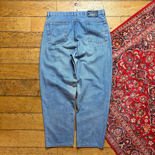 Vintage Levis 501 Straight Blue Denim Jeans - 38S