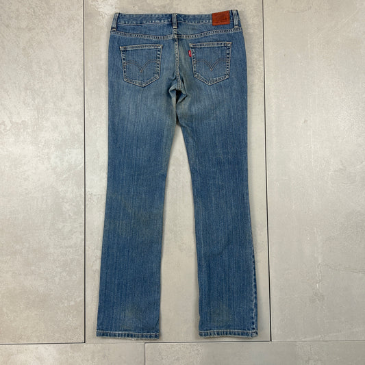 Vintage Levis 834 Straight Blue Denim Jeans - Size 12