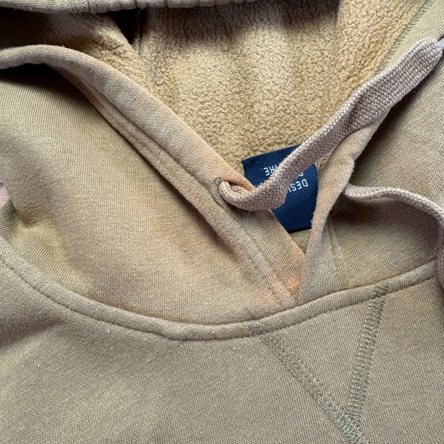 Vintage Oakley Green Brown Khaki Hoodie Sweatshirt - M