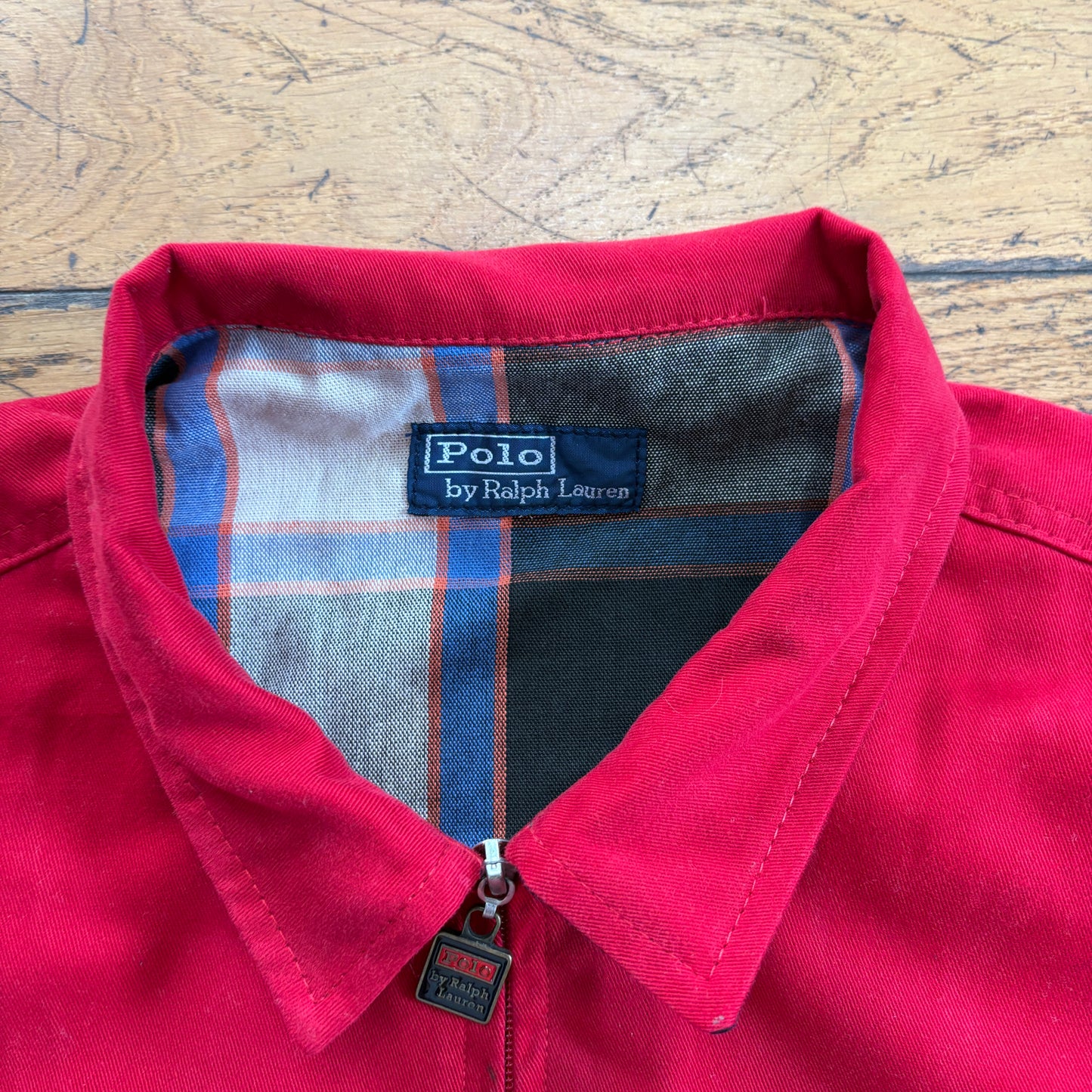 Vintage Ralph Lauren Red Harrington Jacket - XL