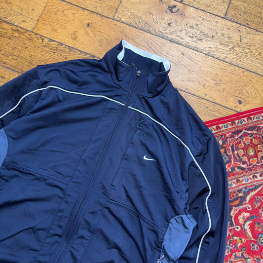 Vintage Nike Navy Tracksuit Track Shell Jacket - L