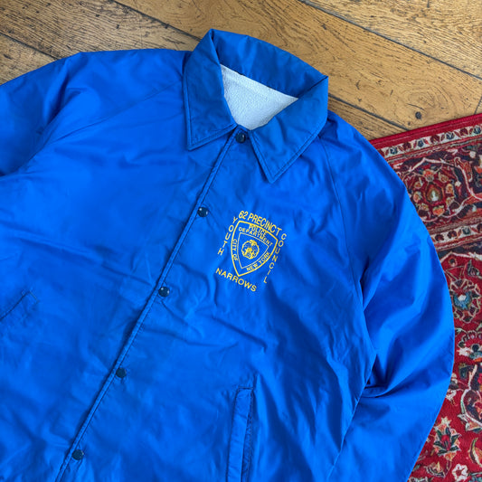 Vintage Blue Nylon Coach Harrington Jacket - XL