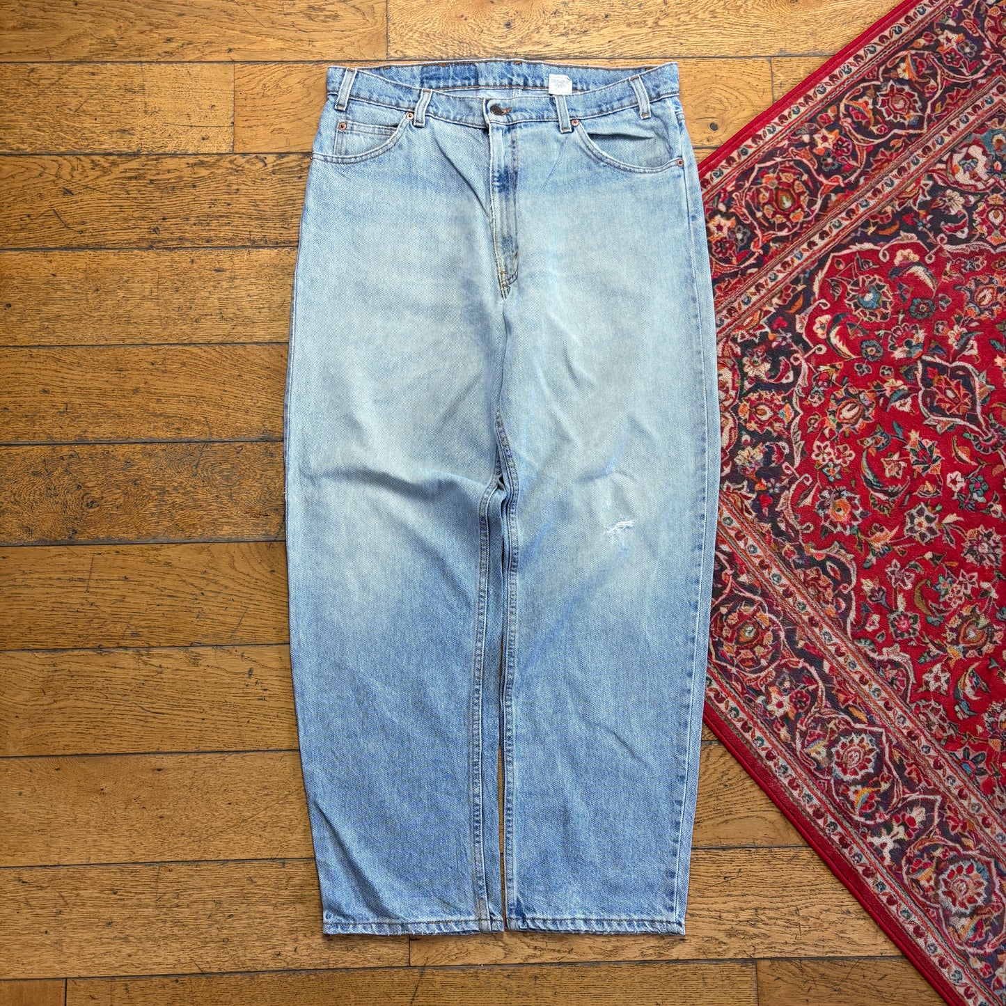 Vintage Levis Baggy Blue Denim Jeans - 36S