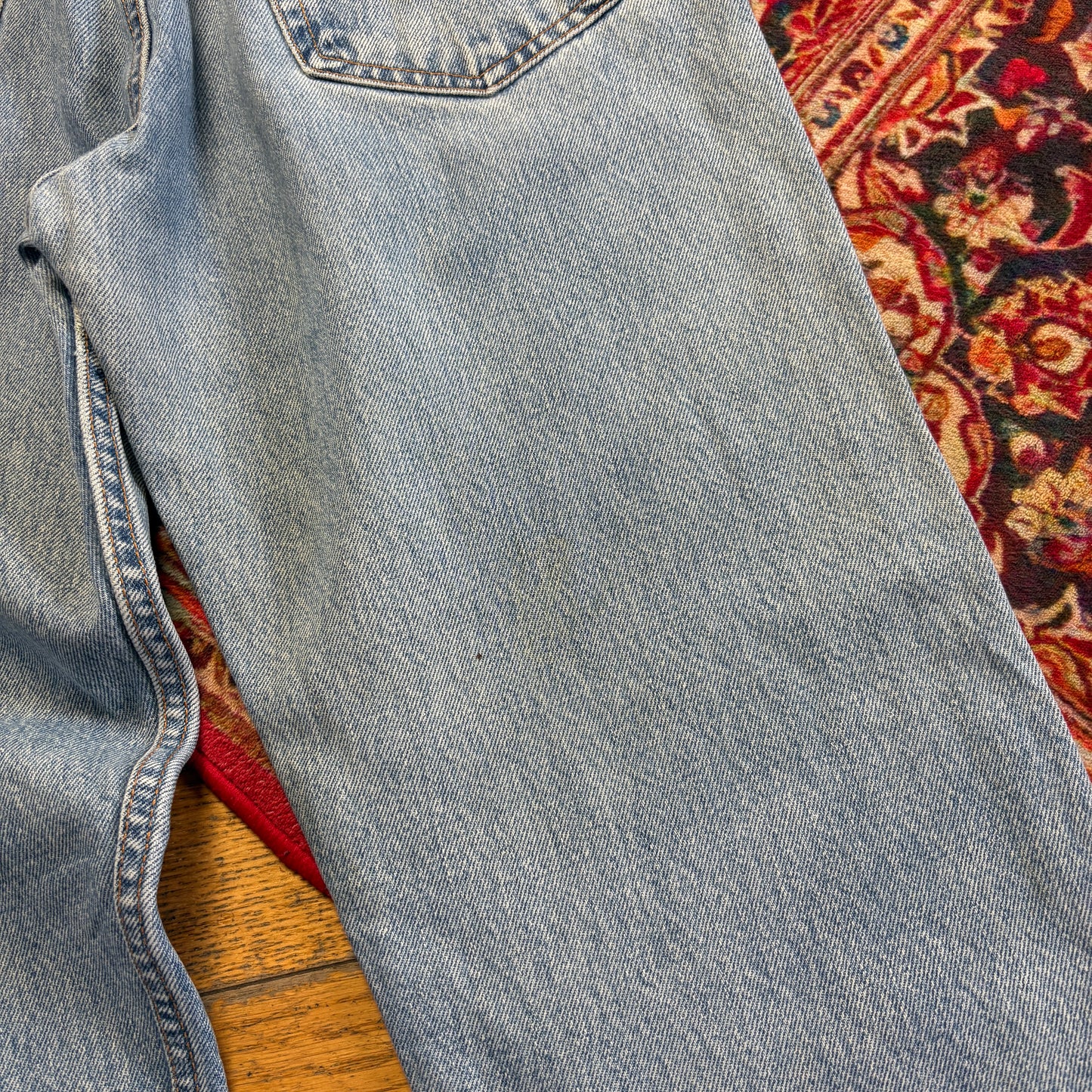 Vintage Levis 505 Straight Blue Denim Jeans - 33S
