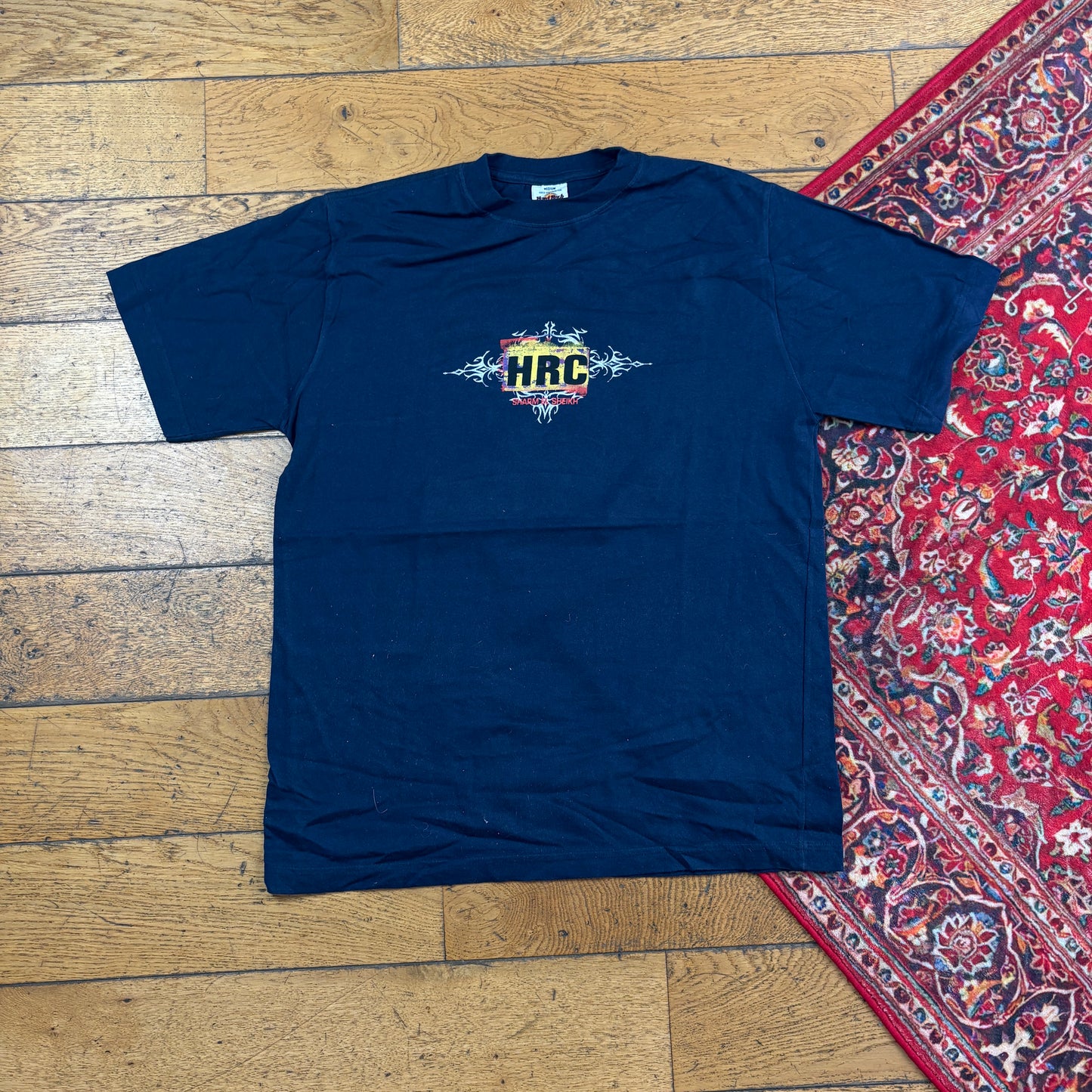 Vintage Hard Rock Cafe Navy Graphic T-Shirt - S