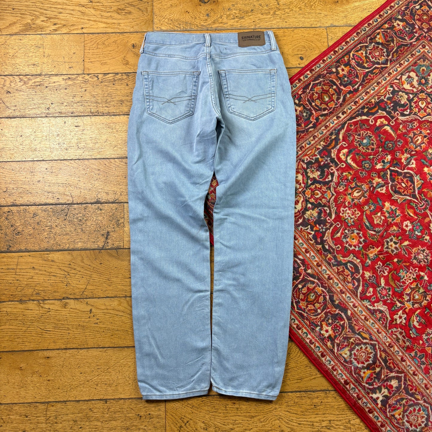Vintage Levis Slim Blue Denim Jeans - 30