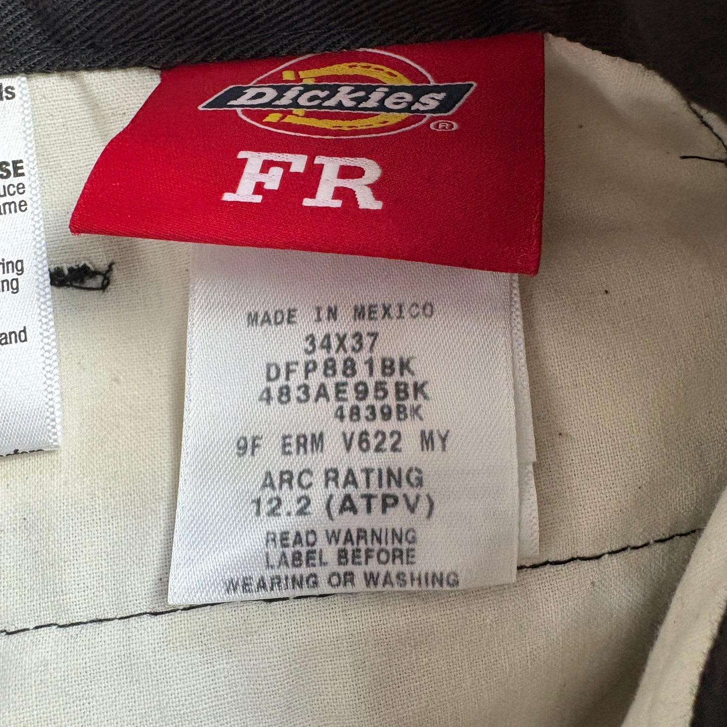 Vintage Dickies 874 Skate Black Baggy Trousers - 34