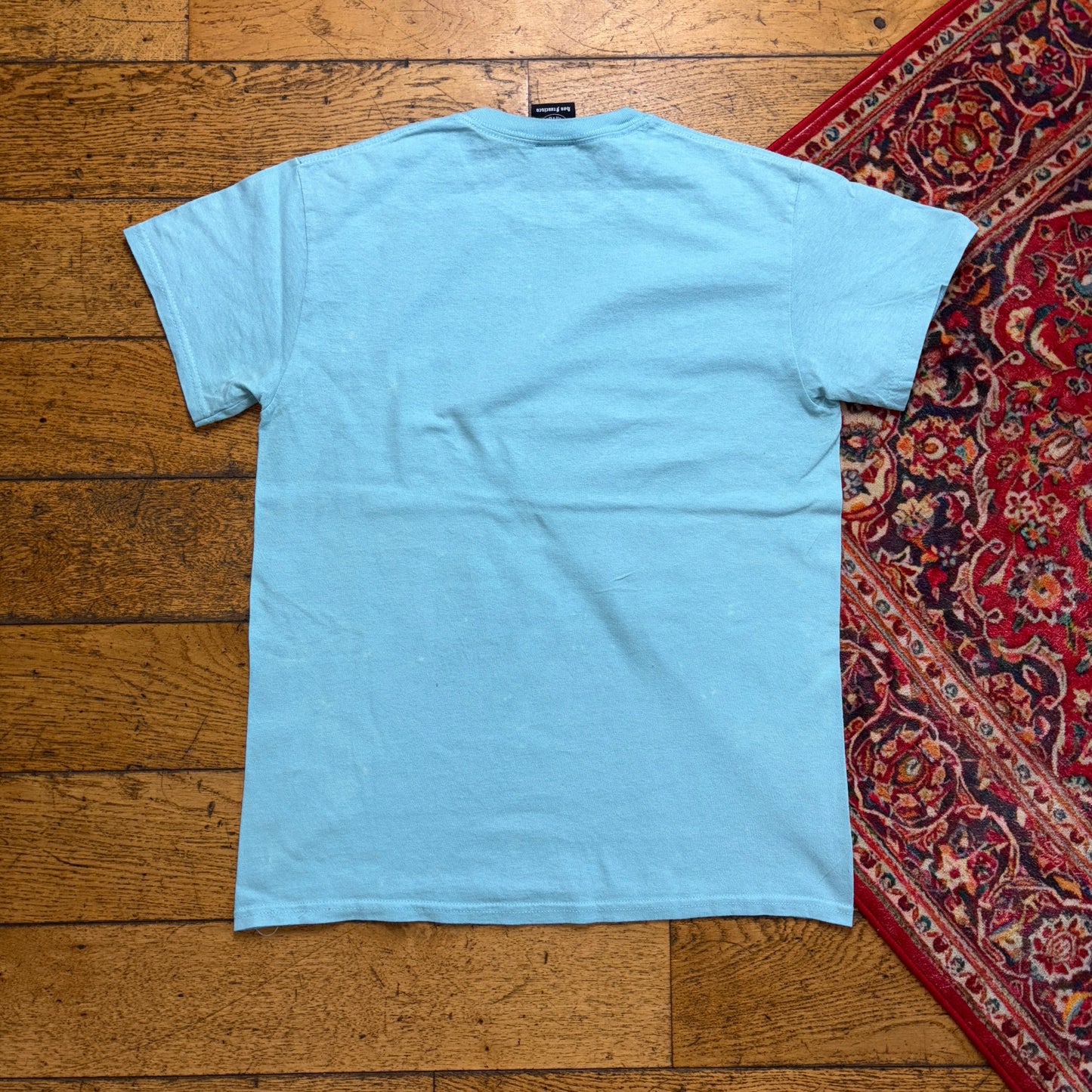 Vintage Thrasher Blue Flames Skate Graphic T-Shirt - S