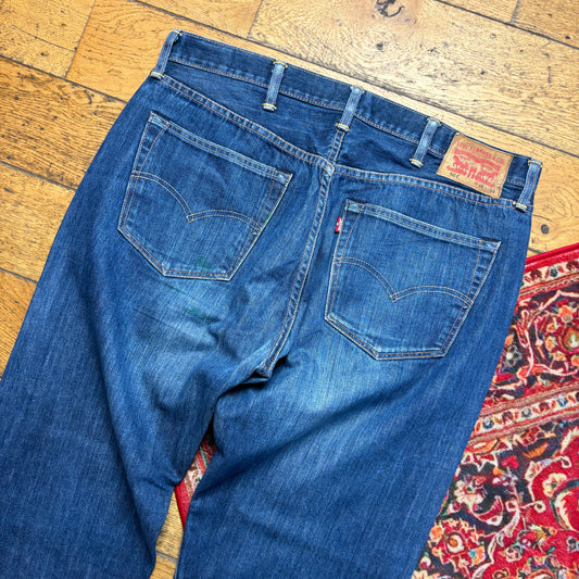 Vintage Levis 501 Straight Blue Denim Jeans - 38S