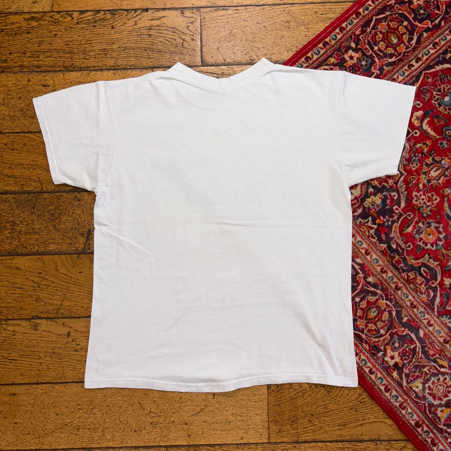 Vintage 1988 White Crocodile Gator Single Stitch Graphic T-Shirt - S