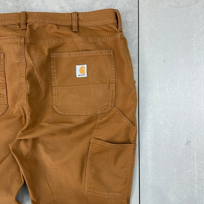 Vintage Carhartt Brown Workwear Carpenter Slim Trousers - 40