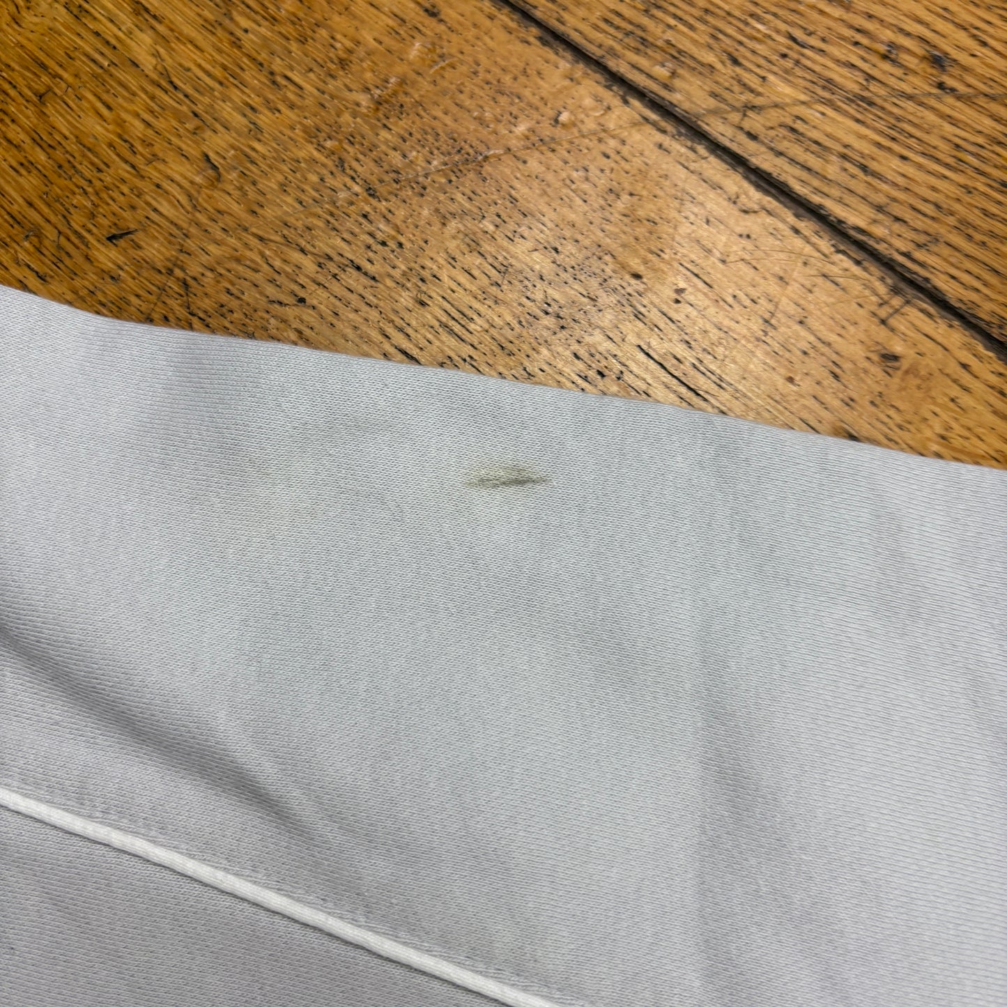 Vintage Nike Light Grey Blue Zip Embroidered Sweatshirt - XL