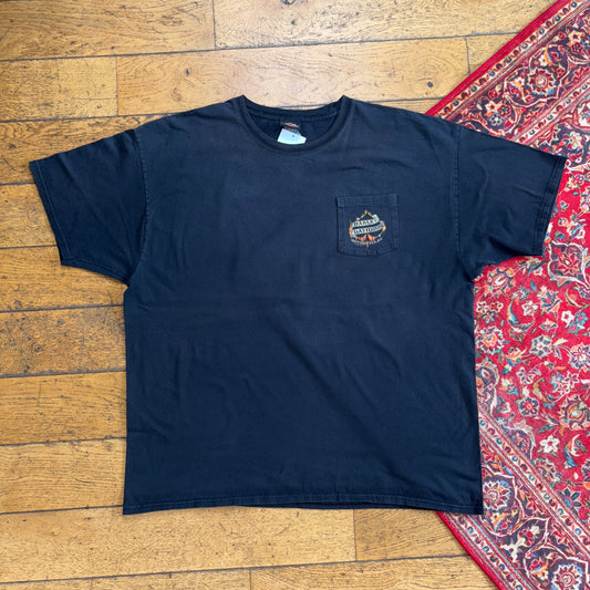 Vintage Harley Davidson Black Graphic T-Shirt - 2XL