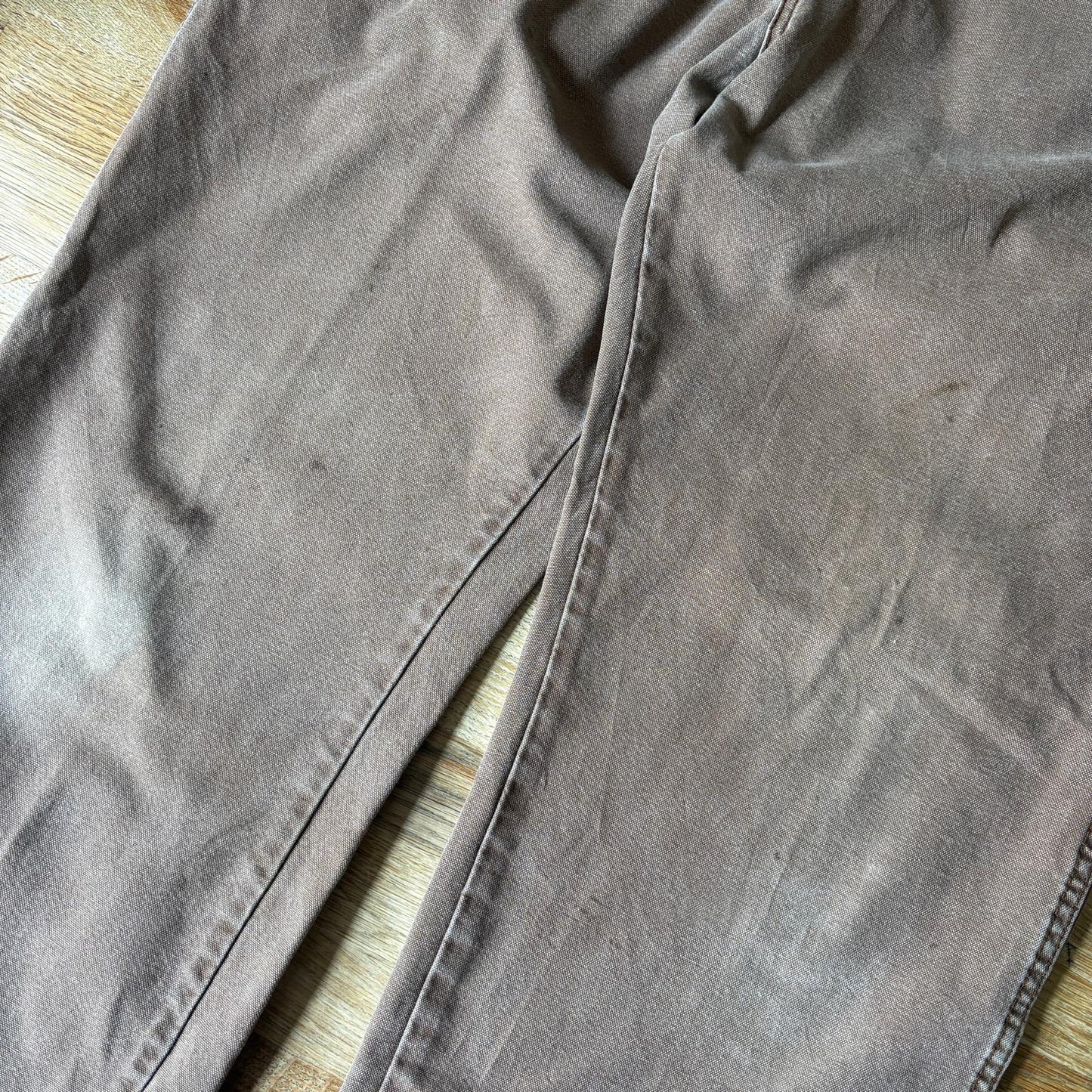 Vintage Dickies Brown Workwear Carpenter Baggy Trousers - 36S