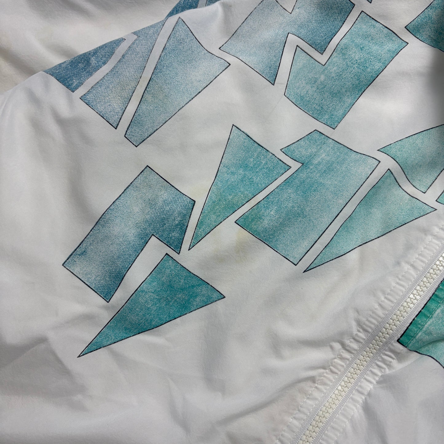 Vintage Reebok White Tracksuit Track Shell Windbreaker Jacket - 2XL