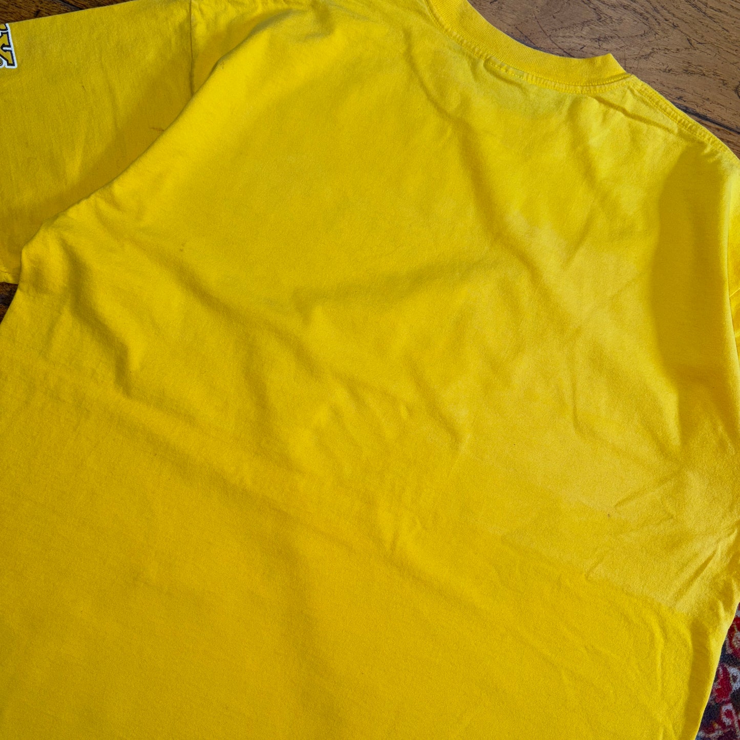 Vintage Fox Racing Yellow Y2K Graphic T-Shirt - XL