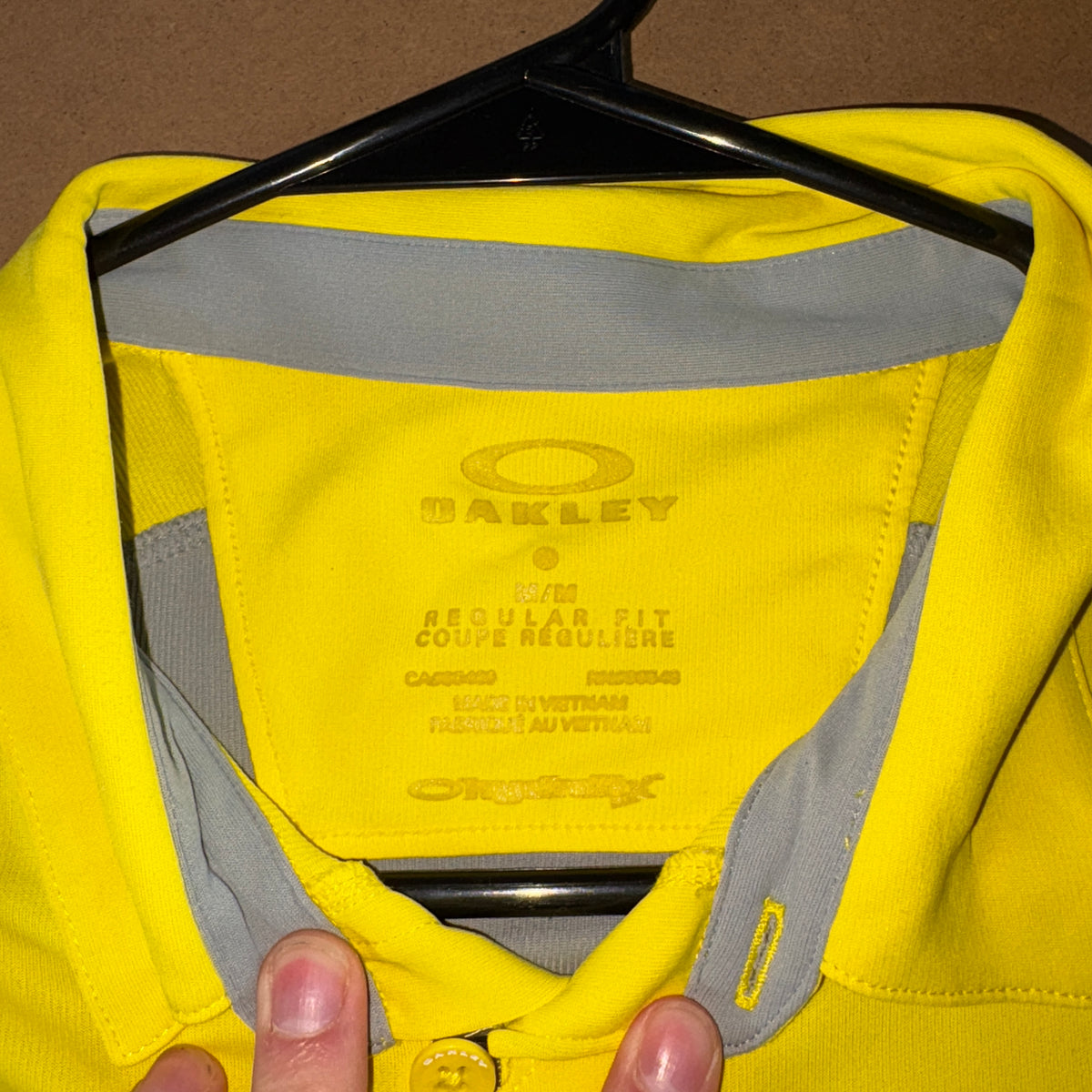Oakley Yellow Golf Polo T Shirt - M