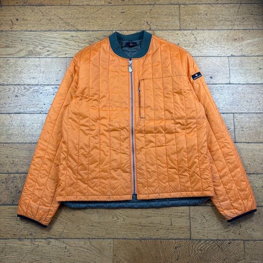 Vintage Murphy and Nye Orange Quilted Puffer Jacket - XL
