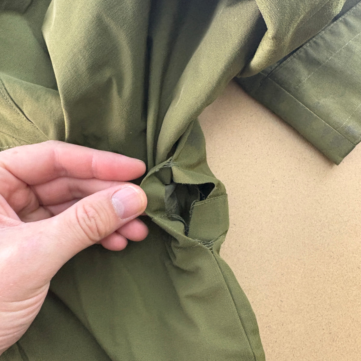 Vintage Fred Perry Green Parka Jacket Coat - L
