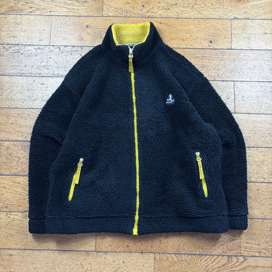 Vintage Boombap Black Fleece Zip Sweatshirt - XL