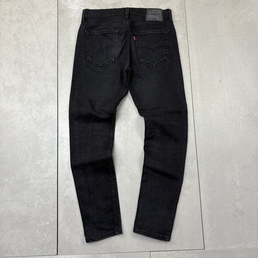 Vintage Levis 511 Slim Black Denim Jeans - 32
