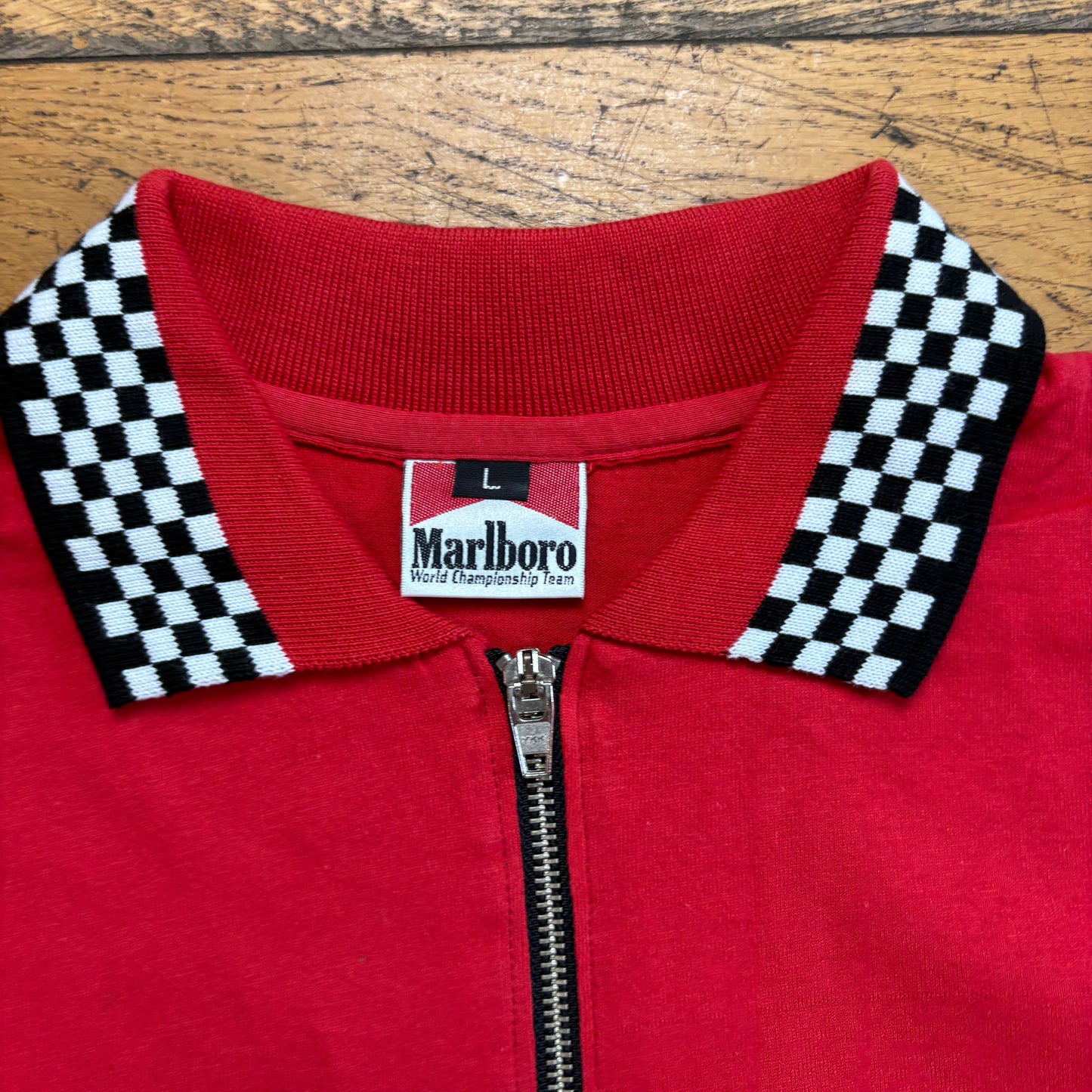 Vintage Marlboro Red Racing Polo Shirt - L