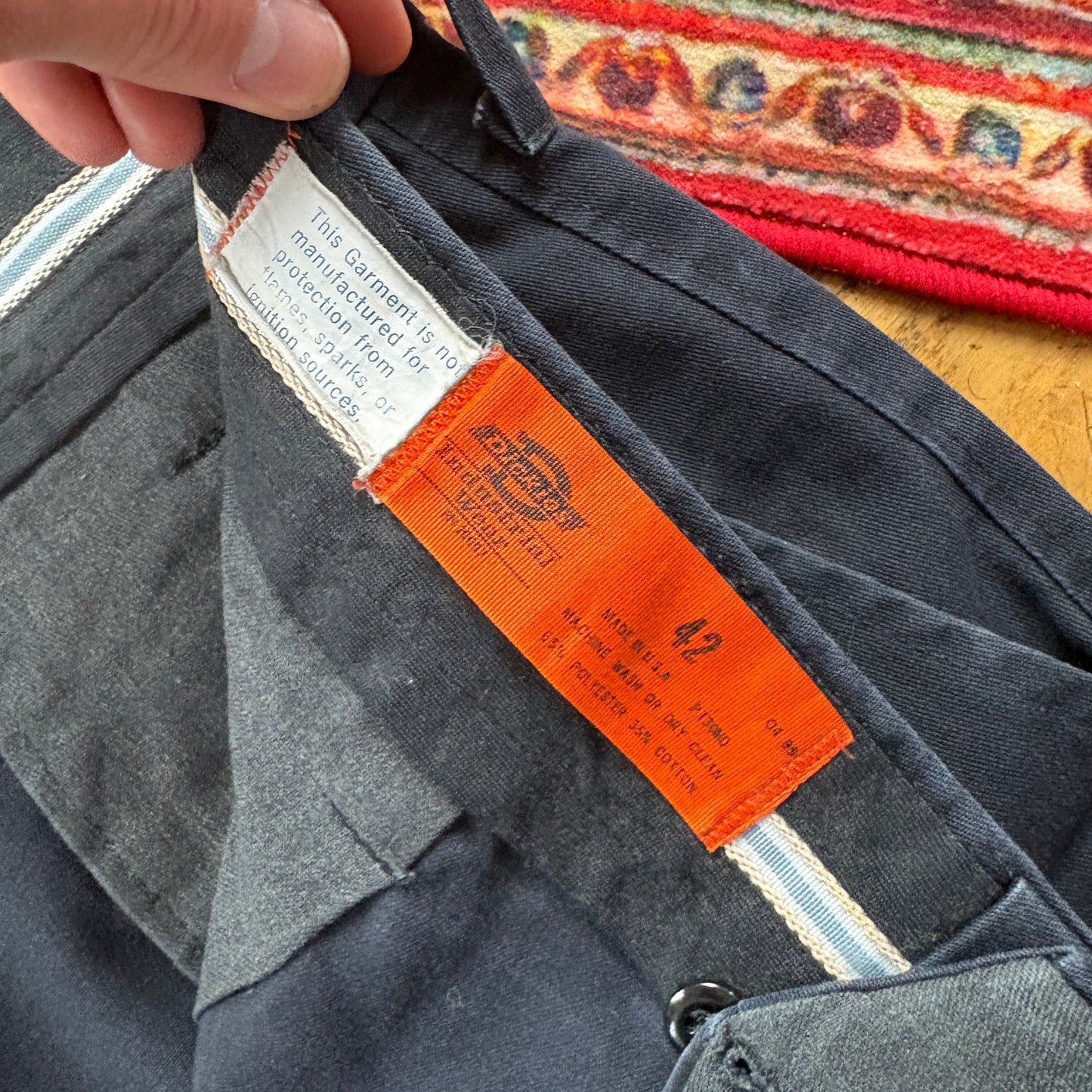 Vintage Dickies 874 Skate Black Trousers - 42