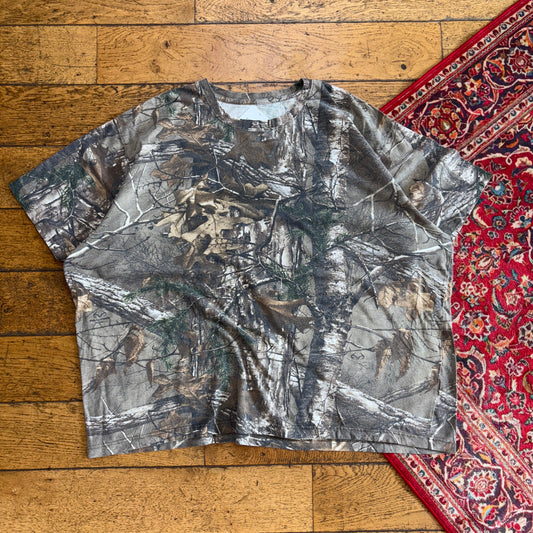 Vintage Realtree Camo Green Brown T-Shirt - 3XL