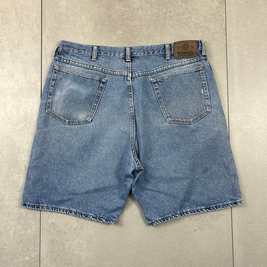 Vintage Wrangler Denim Carpenter Baggy Shorts - 38