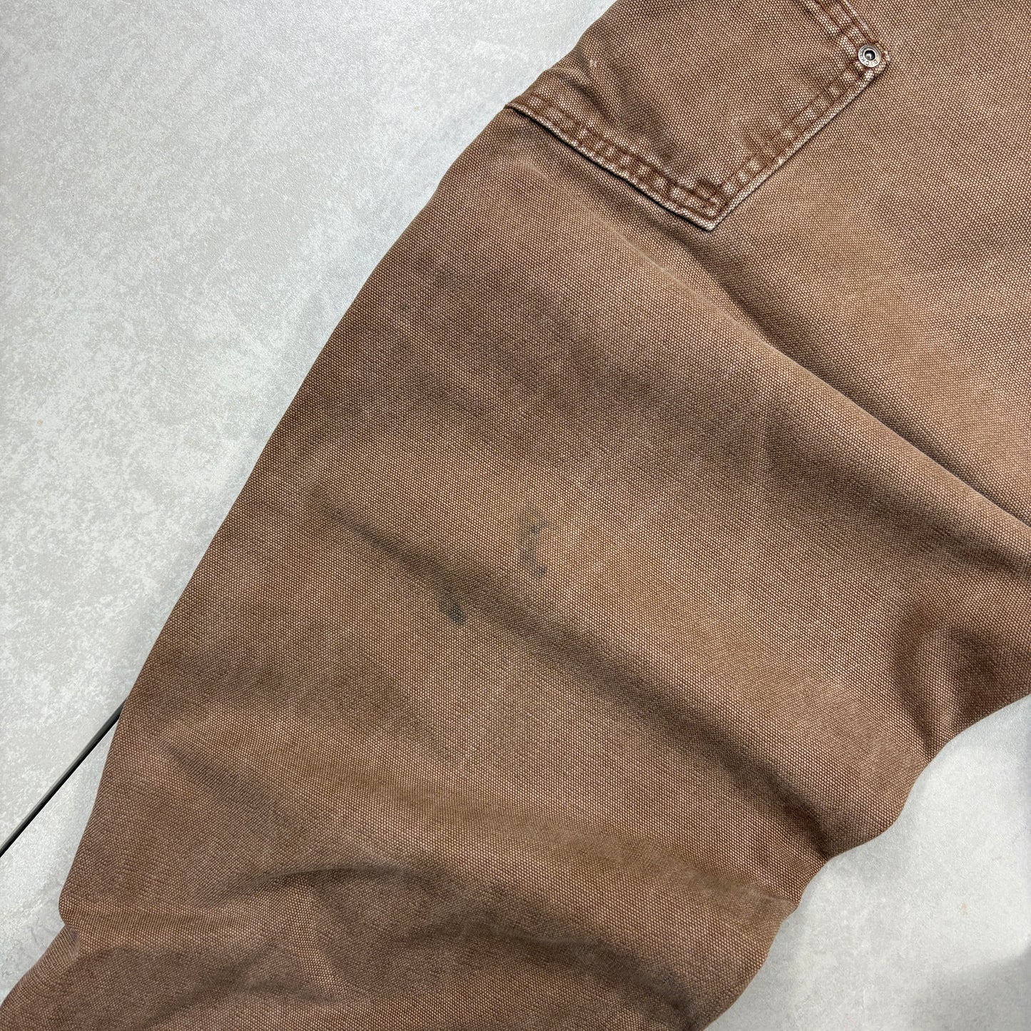 Vintage Dickies Workwear Brown Carpenter Baggy Trousers - 42