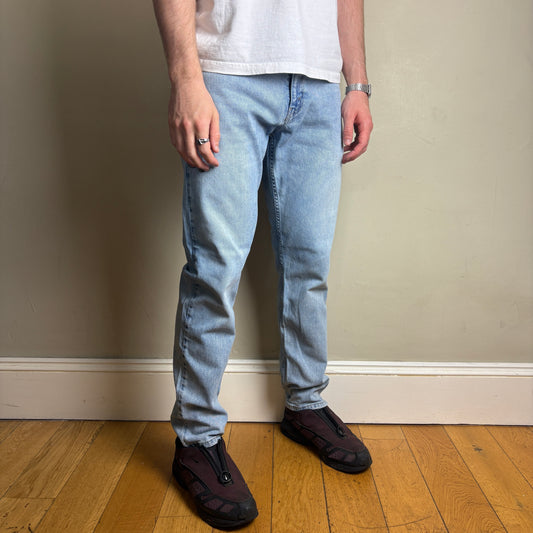 Vintage Levis 502 Straight Blue Denim Jeans - 34R