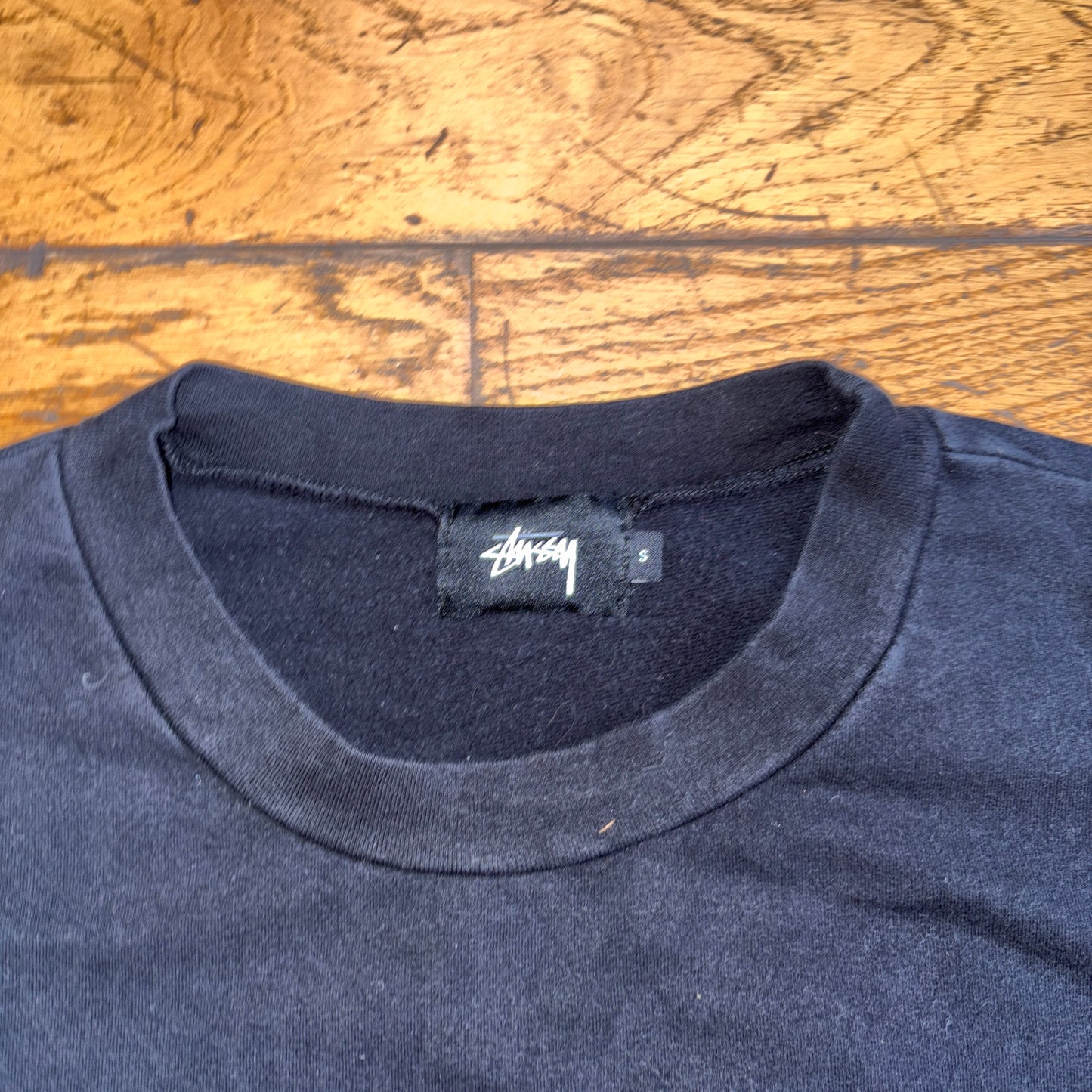 Vintage Stussy Black Sweatshirt - XS