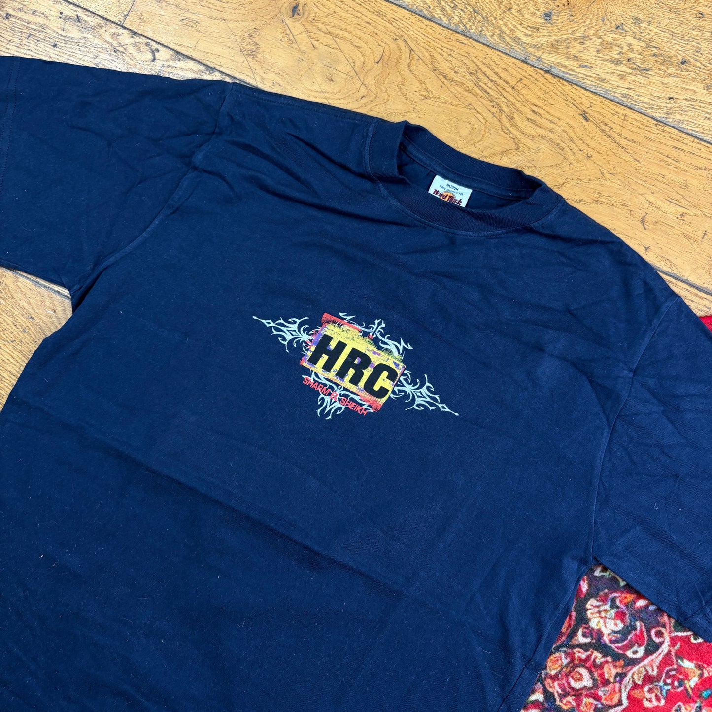 Vintage Hard Rock Cafe Navy Graphic T-Shirt - S