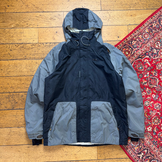 Vintage Oakley Black Grey Ski Technical Gorpcore Jacket - L
