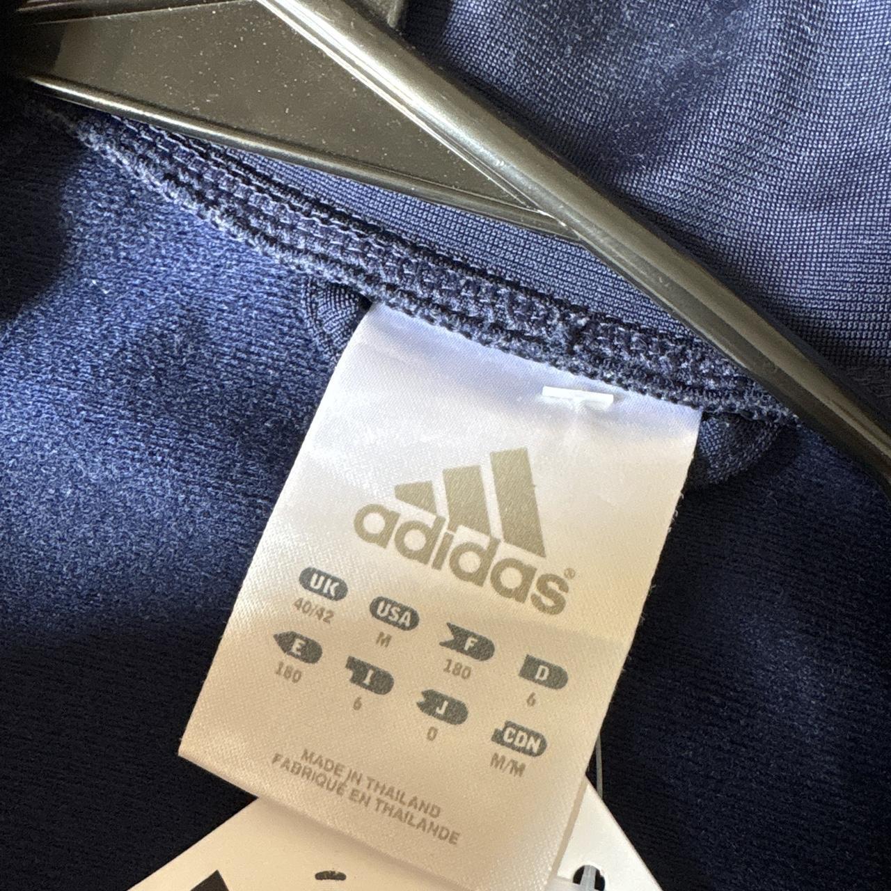 Vintage Adidas y2k Swoosh Navy Track Jacket - M