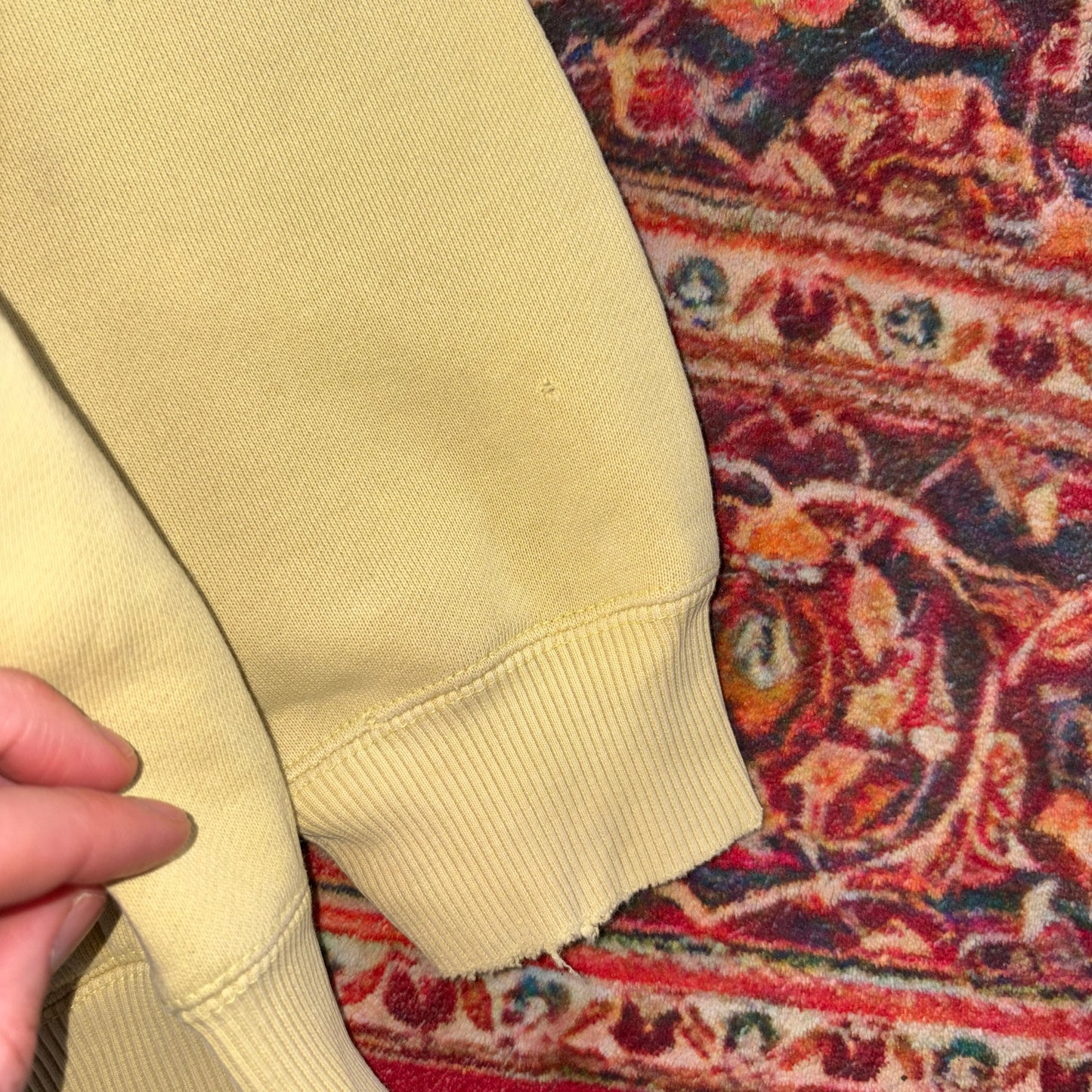 Vintage Oakley Yellow Surfwear Hoodie Sweatshirt - M