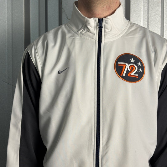 Nike Cortez Y2K White Grey Track Jacket - L