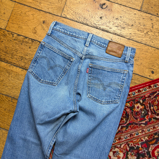 Vintage Levis 501 Straight Blue Denim Jeans - 27S