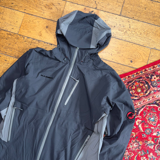 Vintage Mammut Grey Hiking Waterproof Jacket Gorpcore Coat - S