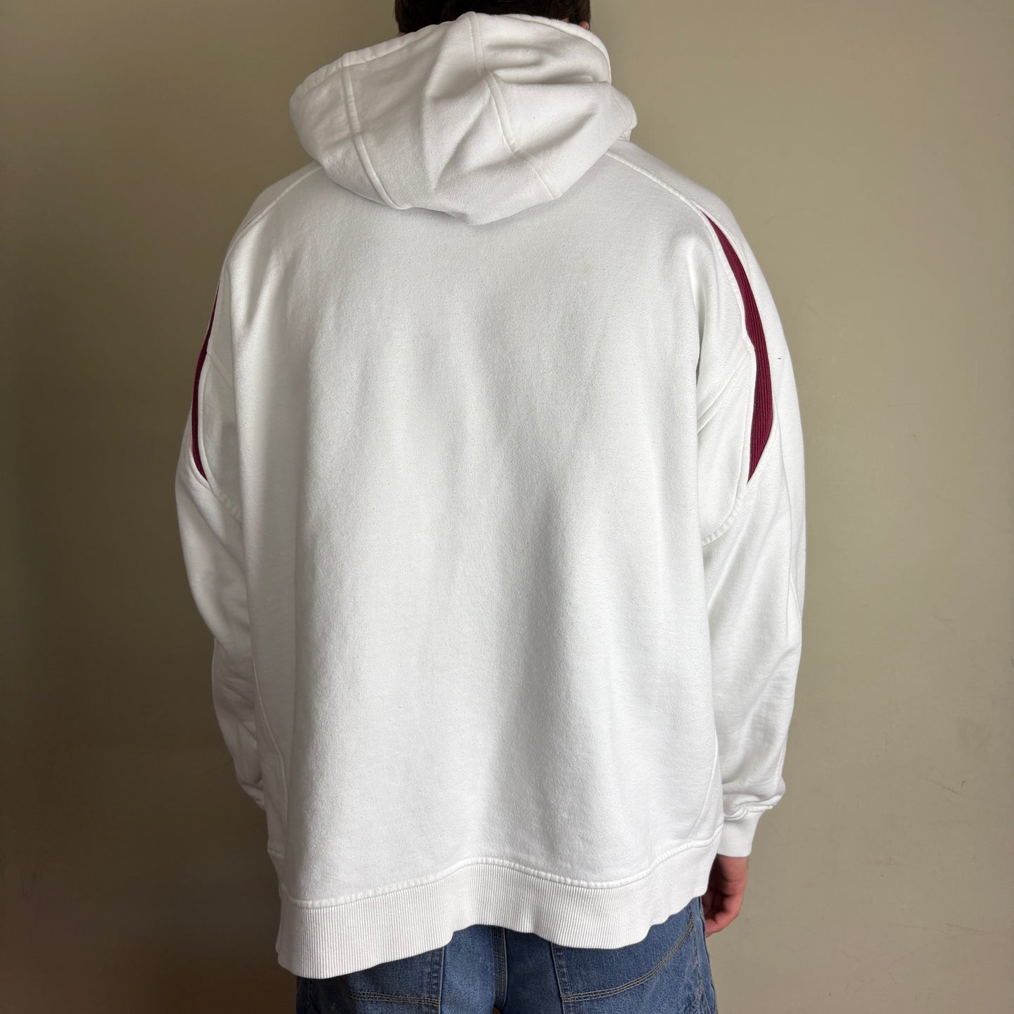 Vintage Nike Florida State White Embroidered Hoodie Sweatshirt - XL