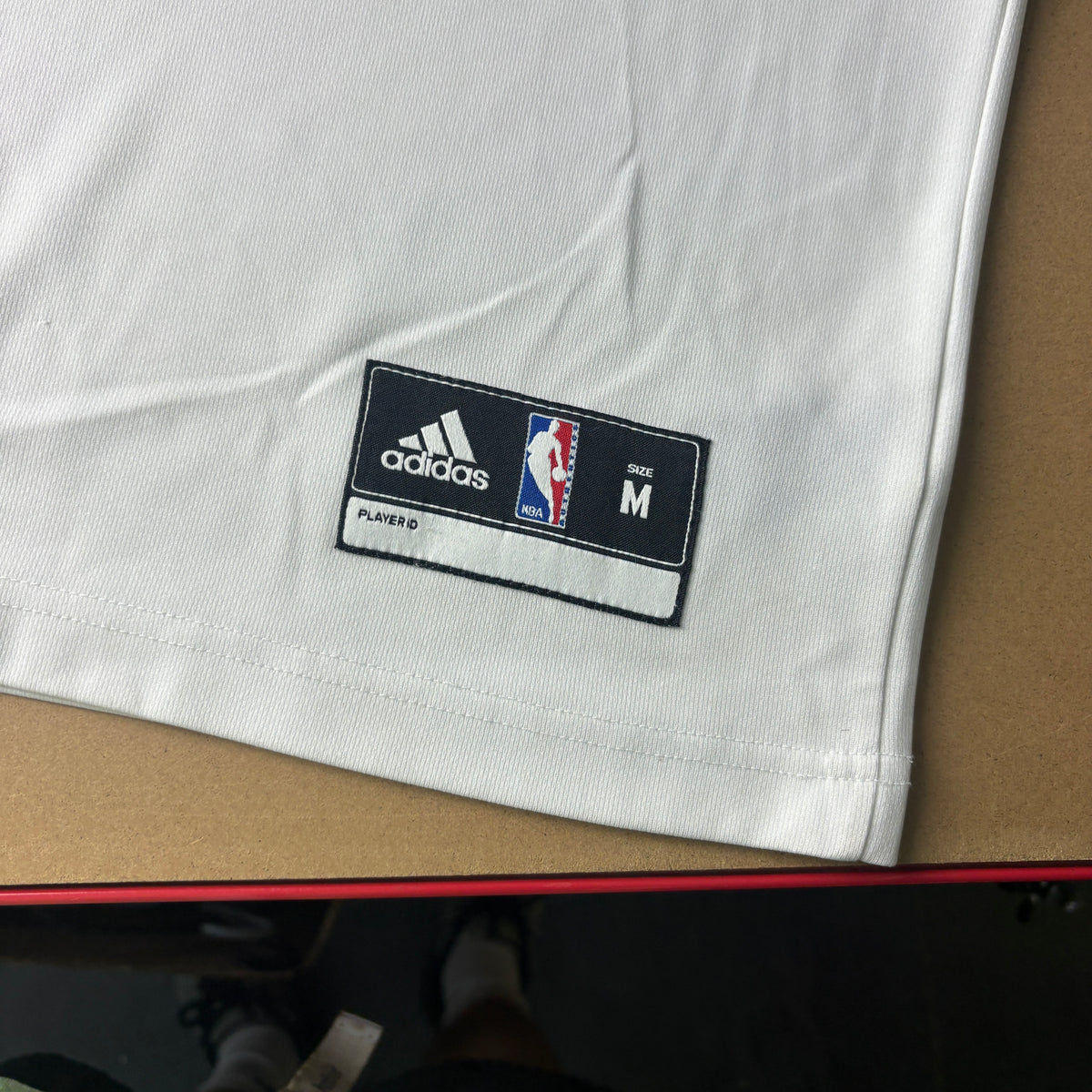 Adidas Chicago Bulls White Red Rose Basketball Jersey NBA Vest - M