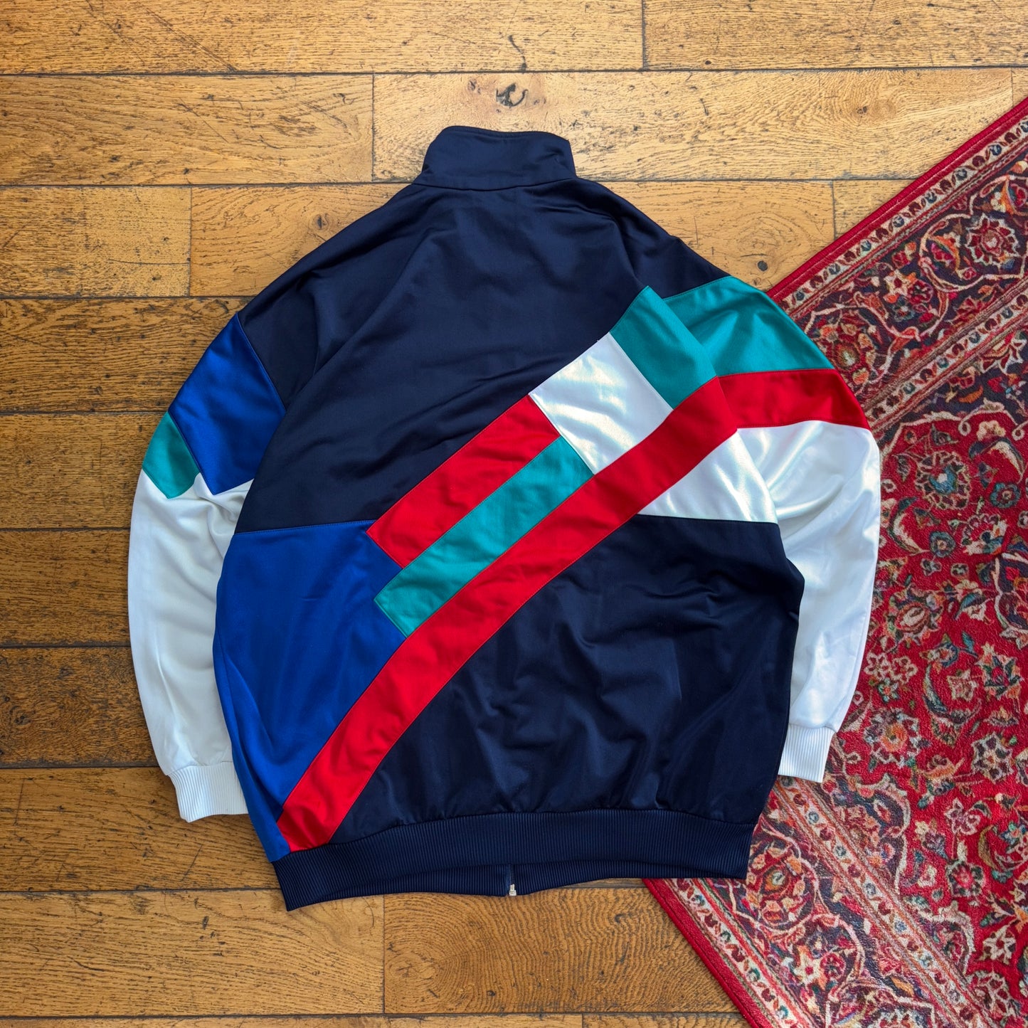 Vintage 90s Adidas Navy Tracksuit Track Jacket - XL