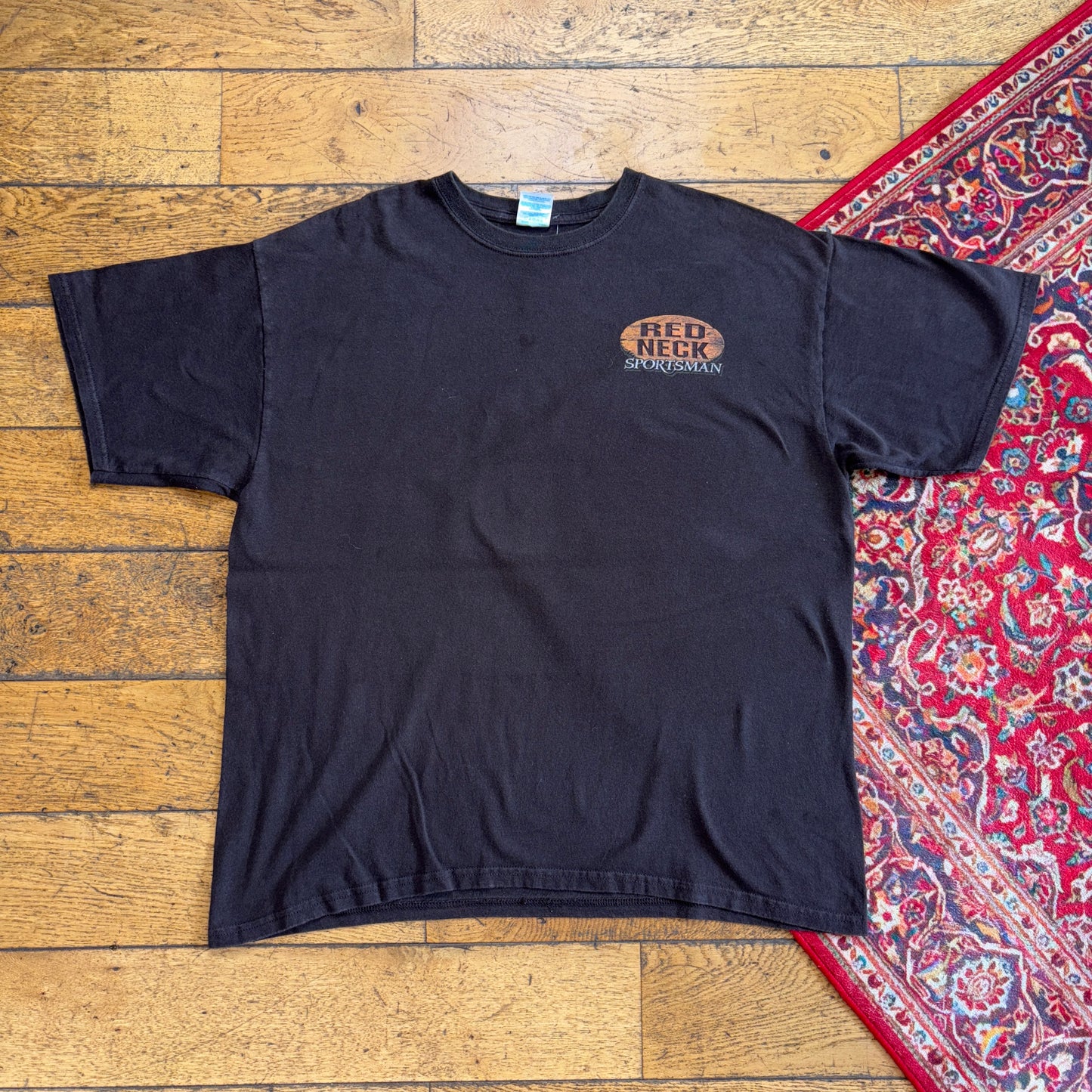 Vintage Redneck Rodeo Brown Funny Graphic T-Shirt - XL