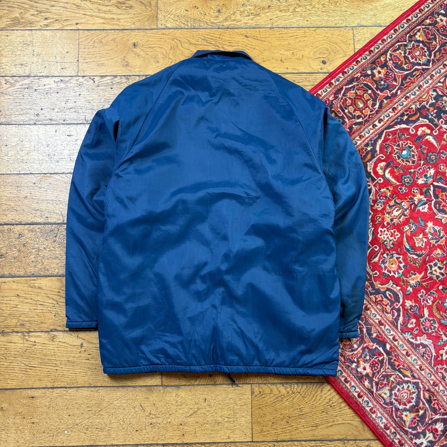 Vintage Navy Nylon Coach Harrington Jacket - S