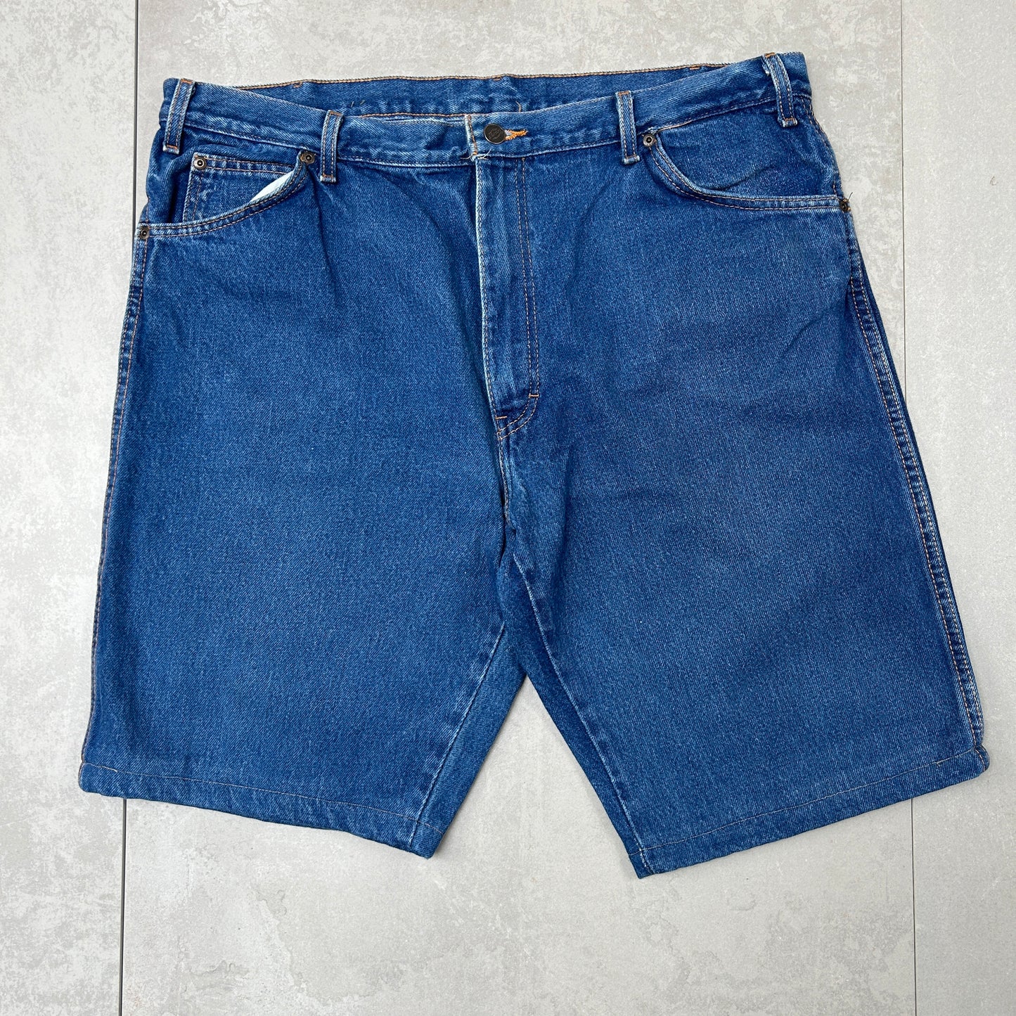 Vintage Dickies Workwear Carpenter Blue Baggy Shorts - 40