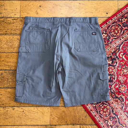Vintage Dickies Workwear Carpenter Grey Baggy Shorts - 40