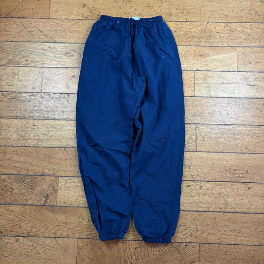 Vintage Nike Womens Navy Baggy Tracksuit Sweatpants Track Pants Bottoms - Size 8